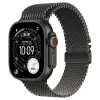 Apple Watch Series Ultra 3 49mm Black Titanium Case with Black Titanium Milanese Loop L