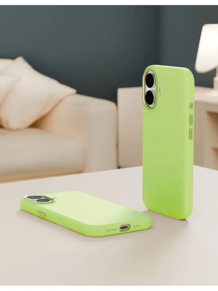 Чехол защитный VLP Aster Pro Case с MagSafe для iPhone 17, лайм