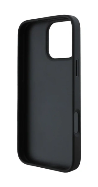 Lagerfeld для iPhone 16 Pro Max чехол Cardslot PU Grained Monogram with Pocket Hard Black